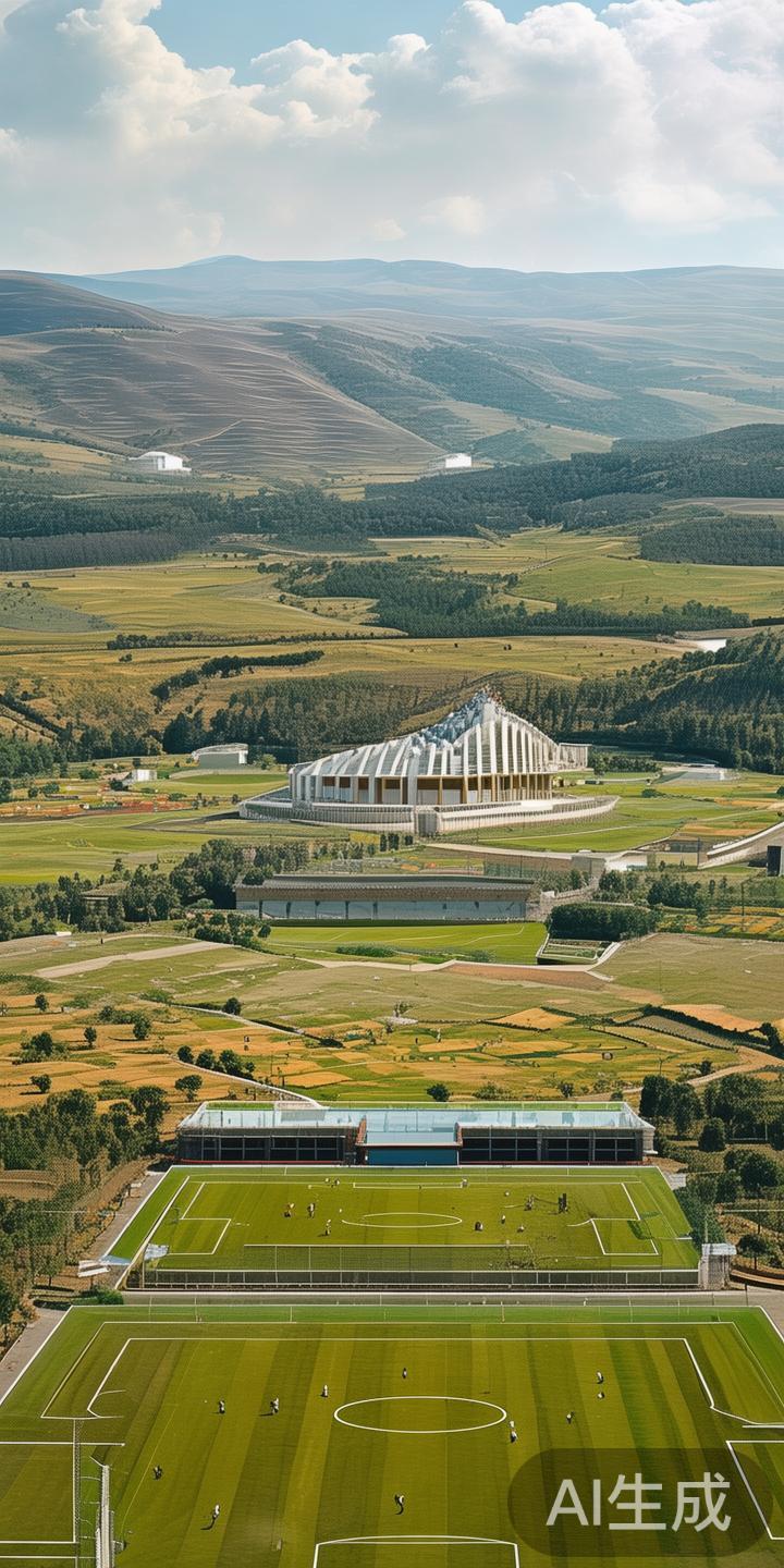 发展体育旅游和文化产业。利用地理优势，建设足球主题